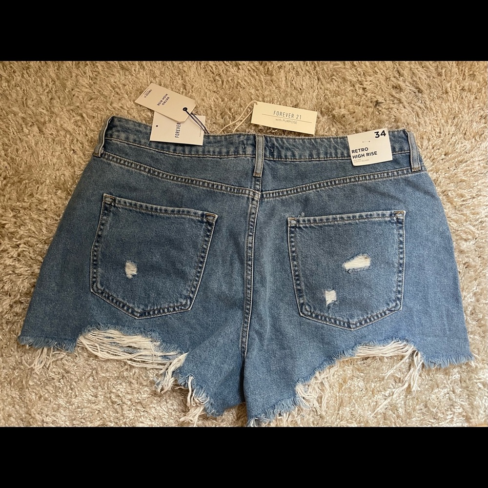 Retro High Rise Shorts NWT - Picture 2 of 3